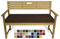 Rollmayer Bankkissen Bankauflage Sitzkissen Bankpolster Auflage für Bänke in Haus und Garten Kollektion Vivid, 1 Stück (Braun 28, 160x40x8cm)