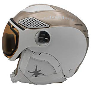 Slokker Raider Free Lady Gold White Damen Helm 2019/2020 (55 cm - 57 cm)