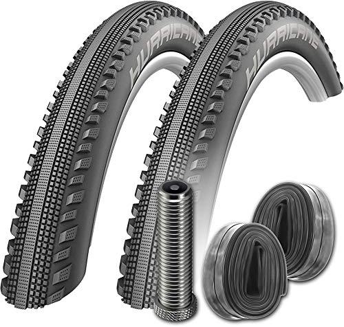 2X Schwalbe Hurricane Perf. DD RaceGuard E25 Reflex 29 62-622mm +AV Schlauch
