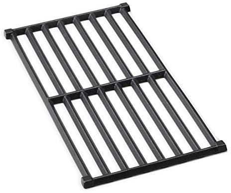 TAINO Platinum/Black 6-Brenner Grillrost Gusseisen Rost Zubehör Gasgrill BBQ