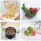 Collapsible Basket & PK3 Carabiner Clips -Pasta Drainer, Wash Fruit & Veg, Steamer Basket, Strainer Basket, Sieve & Serve (Frying Basket)