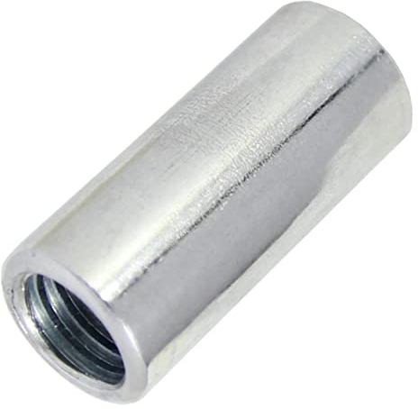 10 Stück Distanzmuffe rund verzinkt M8x30 mm - Mutter Langmuttern Rundmuttern Sechskantmuttern Gewindehülsen Verlängerungsmuttern Verbindungsmuttern I DIOS24®