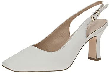 Caprice Damen 9-9-29609-20 Pumps Sling, Offwhite Nappa, 40 EU