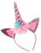 GERUI Haarreifen, Baby Haarband,Haarschmuck für Ostern Geburtstag Birthday Party Karneval, Head Accessoires Party Dekoration (Rosa)