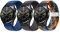 ZZMY Armband 22mm Nylon für Huawei Watch GT5 46mm Elastische Armbänder,GT4/GT3/GT3 Pro/GT2 46mm/GT2 Pro/GT 2e Geflochten Uhrband,4 Pro 48mm/GT Runner Stoffarmband für Damen Herren 3 Pack