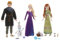 Mattel Disney Frozen Muñecos de Anna, Elsa, Kristoff y Olaf, inspirado en la película Fronzen 2, incluye 12 piezas para contar historias, +3 años (HLW59)