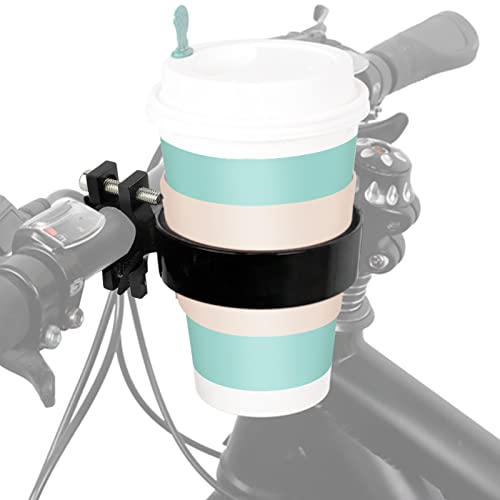 HUIOP handlebar cup holder, Bike Handlebar Cup Holder Aluminum Cup Bottle Holder Road Bicycle Bike Water Bottle Coffee Drink Cup Holder,bike cup holder