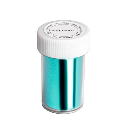 NÉONAIL Transferfolie Nail Art 15 Turquise - Nagelfolie - Nagelfolie UV Härtend - Nagelfolien - Fingernägel Folie - Transferfolie Nägel