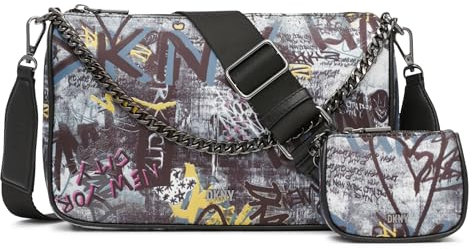 DKNY Women's Bodhi Crossbody, Black Multi