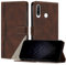Netany Étui pour Huawei P30 Lite, Housse en Cuir PU avec [Protection Antichoc TPU] [Fonction Support] [Porte-Cartes ] Antichoc Magnétique Coque pour Huawei P30 Lite - Marron