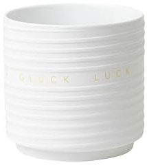 Räder Einklang Übertopf 'Glück' Porzellan Ø 14 cm, H: 14 cm Design