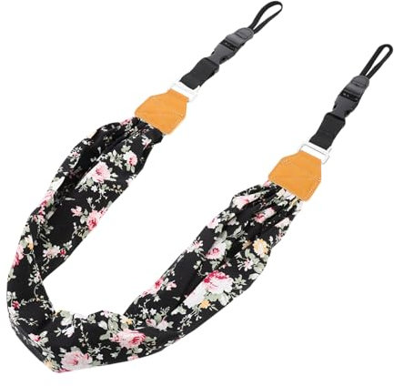 KONTONTY 1 Pc foulard pour appareil photo sangle de caméra en corde ceintures de sangle d'appareil photo detachable bracelet tissus sangles de cou en coton pour appareil photo multicolore