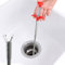 Flexibel Krallengreifer 60cm, Greifer Zange Teleskop Greifer Rohrreinigung Spirale Teleskopgreifer, Drain Snake Rohrreinigung Spirale Kanal Reinigungshaken für Steckerloch, Spülbecken, Badewanne