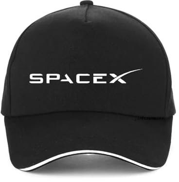 Auto Baseballkappe, Für Tesla SpaceX Space X, Unisex Sport Sonnenhut Männer Frauen Verstellbare Baseball Cap Mütze Schiebermütze,A-OneSize