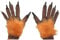 Werwolf Handschuhe Für Werwolf Kostüm Kinder Oder Erwachsene. Die Werwolfklaue Für Werwolfkostüm. Dient Als Werwolfkostüm Für Erwachsene. Tolles Accessoire Für Halloween-Kostüme.