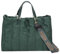 NICOLE & DORIS Handtasche Groß Damen Shopper Tasche Puffy Tote Bag Weiche Schultertasche Leichte Umhängetasche Tragetasche für Alltag,Schule,Reise Grün