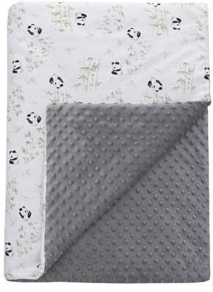 Warme Decken Winter Kinderdecke Babydecke Wohndecke Baby Kuscheldecke mit Dreilagige Baumwolle, Sofa Decken Kinderwagen Decke, Babydecke Neugeborenen Geschenke zur Geburt, 110 * 140cm Grau