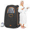 VEVOR Compact Portable Steam Sauna Tent, 1200 Watt Sauna Blanket with Chair & Storage Bag, Home Therapeutic Sauna Tent for Detox Relaxation, Time & Temperature Remote Control Personal Sauna for Home
