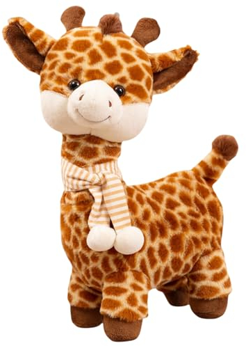 Plüschtiere Giraffe - Süßes Kuscheltier, Weiches Spielzeug Puppe Geburtstagsgeschenk (28 cm)
