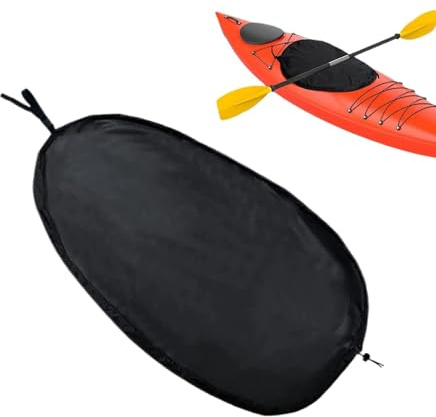 Kajak-Cockpitabdeckung – Kajak-Cockpitschutz | Cockpitabdeckung für Schlauchboot Kajak – Kajak-Aufbewahrung im Freien, wetterfestes staubdichtes Tuch für Marinas, Garagen, Seen