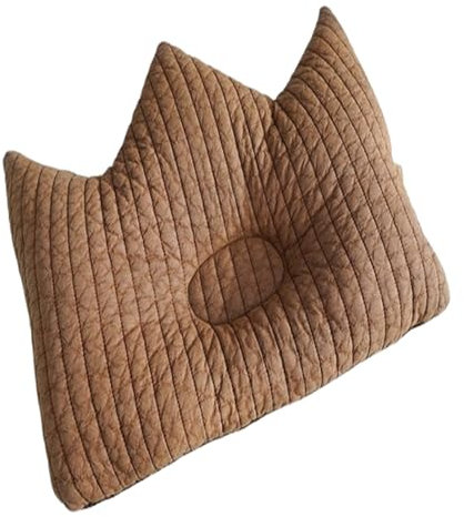 champracer Kopfkissen Kind Kinderkissen Gegen Plattkopf Kinder Kissen Kopfverformung 100% Baumwolle,Kinderkissen Mit Kopfkissenbezug Baumwolle, für 0-12 Monate Kinder Bett Kinderwagen (10)