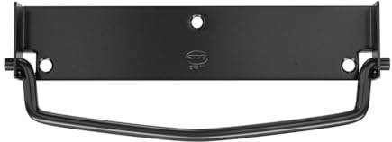 Amig - Tirador con Asa para Muebles - Diseño sencillo y actual - Recomendado para Cajones Pesados, Baúles, Cajas - Negro - Acero Resistente - 100 x 27 mm