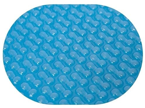 Solarplane Light Blue 400 µm GeoBubble Oval 500x250cm Erwärmung Solarfolie Pool