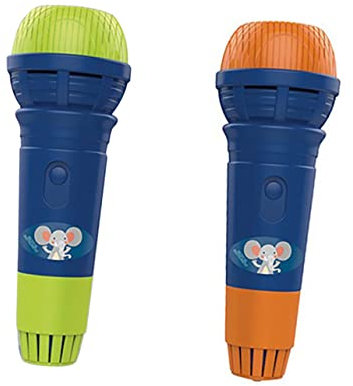 Milisten Echo Microphone Educational Musical Play for Colors Stimulates Speech and Singing Skills Safe and Fun for Boys Random Color