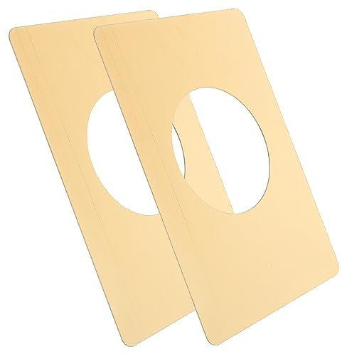 FONDOTIN 2piezas Placas De Cubierta Para Orificios De Puertas Metálicas Doradas De Acero Inoxidable Para Reparación y Refuerzo Puertas De Garaje y Habitaciones Uso Profesional y Seguro