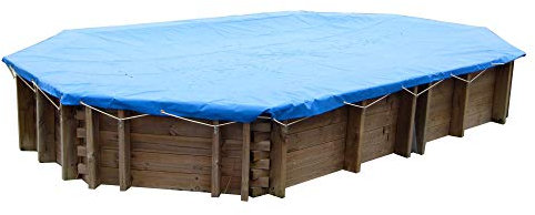 Gre - Cubierta de Invierno Piscina Madera Redonda