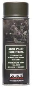 Fosco Pintura en Aerosol Militar (400 mililitros, Verde Oliva)