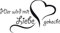 GRAZDesign Wandtattoo Hier wird mit Liebe gekocht Küche | Küchenaufkleber selbstklebend - 55x30cm / 070 schwarz