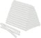 AUFUN Colla a Caldo 11x200 mm Stick colla a caldo bastoni di colla per pistola colla a caldo - Semitrasparente, 2KG