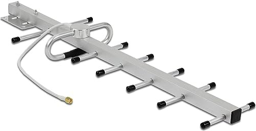 DELOCK LPWAN 806-896MHz Yagi Antenne SMA Stecker 10dBi starr direktional Wand- und Mastmontage Outdoor