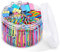 Raccoglitori Clip, Sopito 300 Pezzi Dimensioni Assortite Ufficio Set di Clip