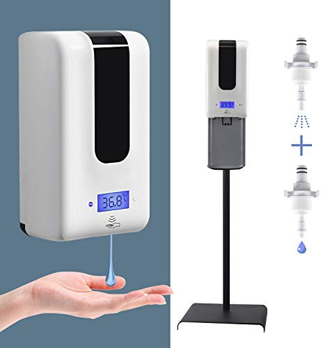 Handdesinfektionsmittelständer, Automatischer Desinfektionsspender sensor stehend, Desinfektionsspender Sensor, Automatisch Desinfektionsspender Stehend, Desinfektionssäule sensor - 1200ml