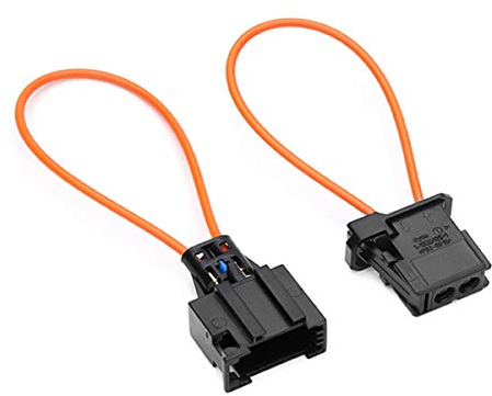NewTH Diagnosegerät für optische Glasfasern, Bypass-Buchse und Stecker, Gelten Adapter für Mercedes Benz Audi VW BMW Porsche (2 Stück)