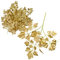 Decovego Weihnachtsdeko Christmas Weihnachtsdeko Dekozweige Deko Zweige in Gold Künstlich 12x Zweig Weinstockzweige Kunstpflanze Dekoration 12 Stück