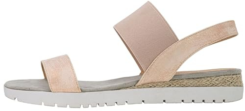 Große Damenschuhe Sandale Jana, modische Schuhe in Übergröße, Bequeme Sandale mit elastischem Band (EU,)