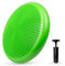 unycos - Ballsitzkissen inkl. Pumpe【Ø34 cm | Trägt 150 kg】Orthopädisches Sitzkissen Anti-Burst, Noppenkissen, Balance Pad, Luftkissen für Bürostuhl, Fitness, Reha/Koordinations (Grün; Basic)