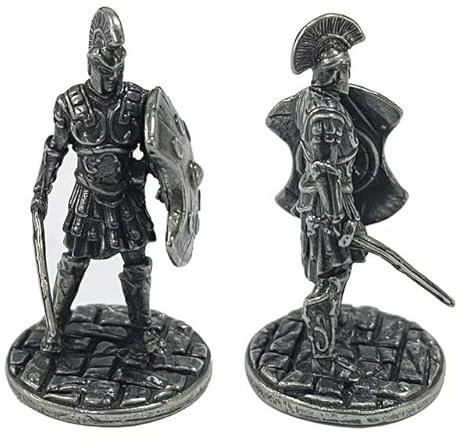 1 stücke Alte Spartan Rom Soliders Figuren Miniaturen Vintage Metall Soldaten Modell Statue Desktop Ornament Geschenk