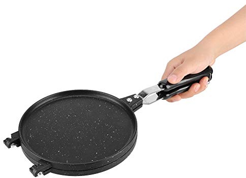 Waffle Cone Maker for Home, Waffle Ice Cream Cone Maker Non Stick Egg Roll Maker Pan Portable Waffle Griddle Iron Aluminum Alloy Ice Cream Cone Iron Machine