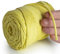 MeriWoolArt® Makramee Garn Gelb 4 mm x 85 m Baumwollkordel, recyceltes weiches Baumwollgarn für das Stricken von Pflanzenhängern, Schmuckherstellung, Häkeltaschen