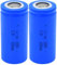 32650-3 2V 8000 Mah Batteria agli ioni di litio ricaricabile per torcia elettrica LED-2 unità.