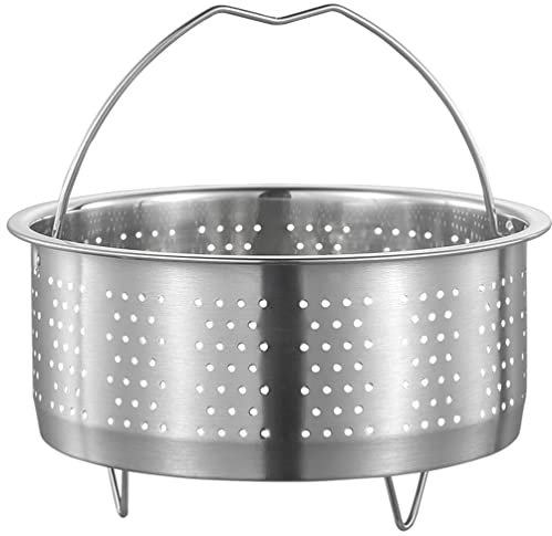 Cesta de vapor de acero inoxidable apilable, olla de vapor para verduras, dim sum arroz, con asa, utensilios de cocina para bollos rellenos