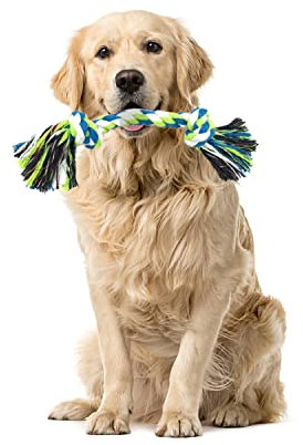 Affectionate Pets Dog Rope Toys Indestructible - Small to Medium Dog Tug Toys for Chewers Tug of War Rope for Interactive Playtime and Training, Premium Cotton Rope Toys for Dogs Pull Toy
