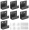 Btstil Ceramic Tile Display Bracket, U Bracket Tile Hanger Wall Picture Mirror Hooks, Stainless Steel Heavy Duty Wall Hooks with Screws & Expansion Tubes (25mm-8P)