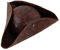 BKPAPTXY Karneval Brauner Dreispitz Piraten Hut | Karnevalskostüm |Motto, Jack Sparrow, Hut Charles, Kunstleder, Pirat, Seeräuber (Brown, One Size)