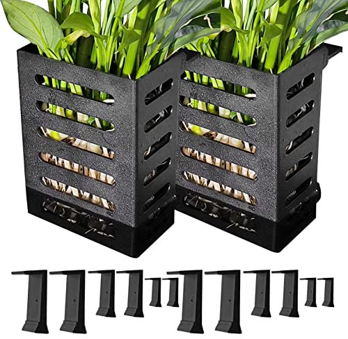 Dubbulon Aquarium pflanzenhalter, aquaponik Aquarium pflanzenhalter, hängender Aquarium-Pflanzenhalter, Aquarium-Dekorations, Aquarium Pflanzen Live Cup, Wasserpflanzentopf, für Aquarium