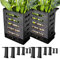 Dubbulon Aquarium pflanzenhalter, aquaponik Aquarium pflanzenhalter, hängender Aquarium-Pflanzenhalter, Aquarium-Dekorations, Aquarium Pflanzen Live Cup, Wasserpflanzentopf, für Aquarium